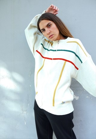 VINTAGE ZIP CARDIGAN