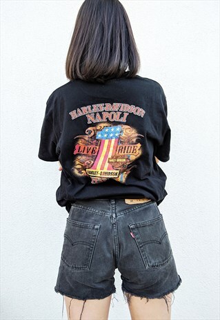 VINTAGE OVERSIZED 90S HARLEY DAVIDSON SHORT SLEEVES TSHIRT