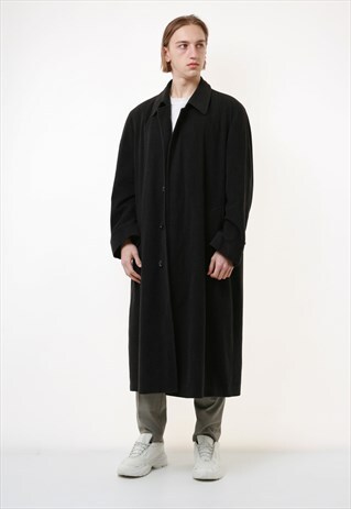 HANDTAILORED WOOL TRENCH OLDSCHOOL COAT 18273