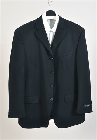 VINTAGE 00S BLAZER JACKET IN BLACK