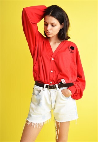 90'S RETRO OVERSIZED SLOUCHY ATHLEISURE TRACKSUIT JACKET