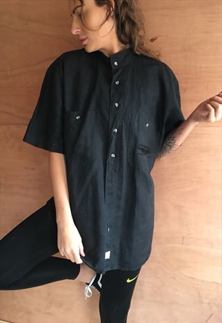 PATTERNED OVERSIZED RETRO 90S VINTAGE UNISEX FESTIVAL SHIRT.