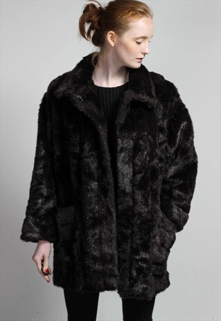 VINTAGE FAUX FUR JACKET