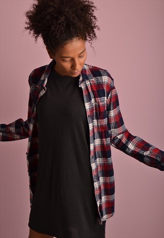 CHECK FLANNEL SHIRT GRS922