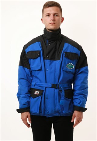 90S VINTAGE IXS GORE-TEX WINDBREAKER MOTO JACKET 15849