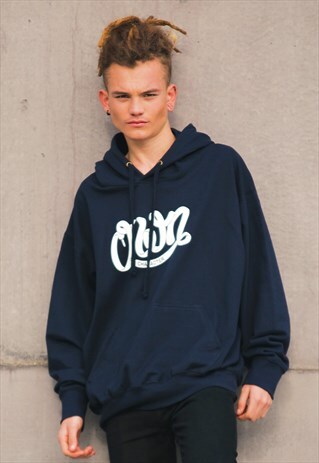 OC SIGNATURE HOODIE - NAVY BLUE