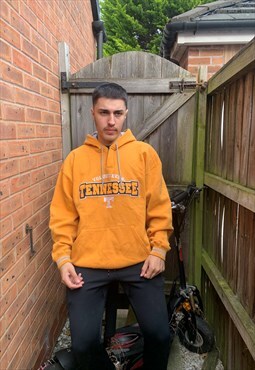 Vintage Yellow Embroidered Lee Sport Tennessee Hoodie
