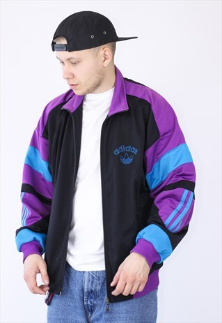 VINTAGE MENS ADIDAS ORIGINALS TRACK TOP JACKET