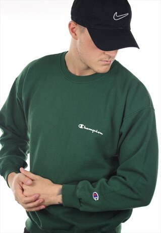 VINTAGE CHAMPION USA SMALL LOGO SWEATSHIRT JUMPER