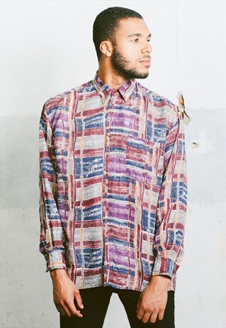VINTAGE PATTERNED SILK SHIRT