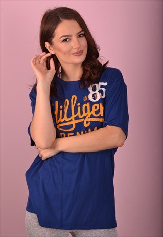 BLUE TOMMY HILFIGER T-SHIRT GBT4119