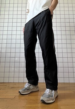 Vintage NIKE ACG Pants Nylon Trekking Hiking Trousers Black