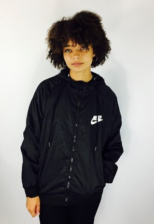 NIKE BLACK WINDBREAKER JACKET