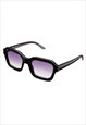 Classic Sunglasses in Shiny Black with Gradient Grey lens