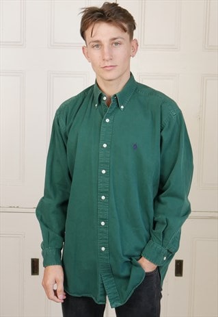 RETRO POLO RALPH LAUREN SHIRT GREEN BLAKE