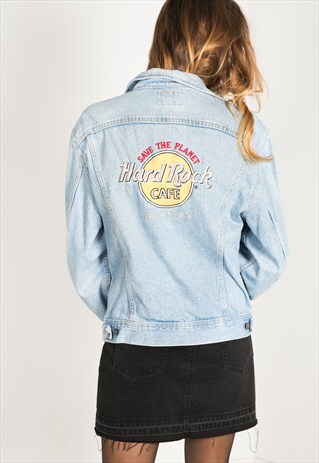 VINTAGE 80S LEE PATCHED DENIM JACKET