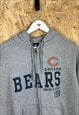 Chicago bears nfl hoodie large