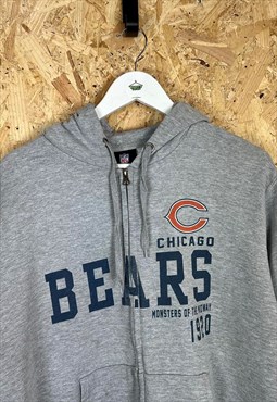 Chicago bears nfl hoodie large