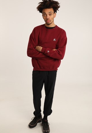 VINTAGE STARTER EMBROIDERED LOGO SWEATSHIRT