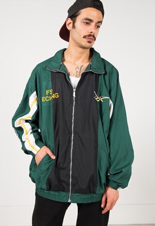 VINTAGE 80S REEBOK SHELL SPORT JACKET / S1034