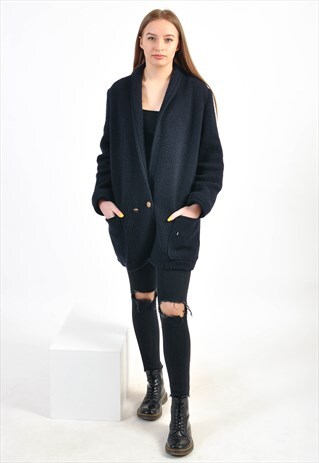 VINTAGE 80'S LINED CARDIGAN