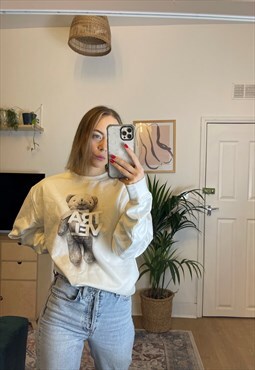 Travel Infinite Teddy Bear Crewneck Jumper