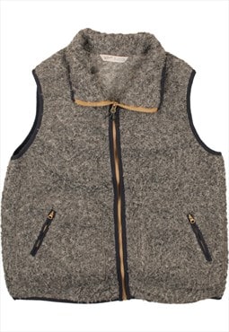 Vintage 90's Woolrich Gilet Vest Sleeveless Full Zip Up Grey