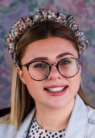 VINTAGE DITSY FLORAL SCRUNCHIE HEADBAND