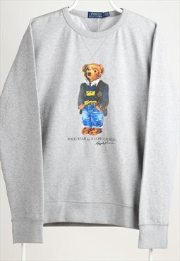 Polo Bear Ralph Lauren with Tags Crewneck Sweatshirt Grey 