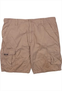 Vintage 90's Wrangler Shorts Baggy Chino Tan Brown 38