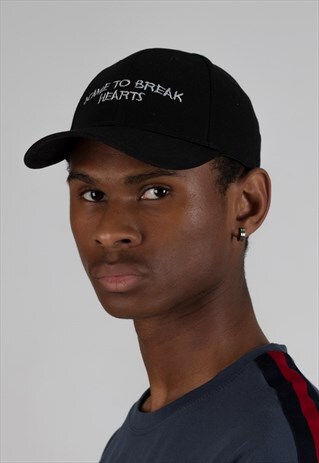 CASQUETTE BASEBALL I CAME TO BREAK HEARTS - BLACK