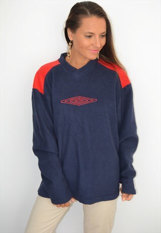 90'S UMBRO VINTAGE FLEECE SWEATSHIRT/JUMPER