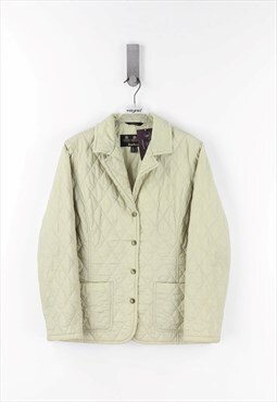 Barbour Quilted Jacket in Cream  - S