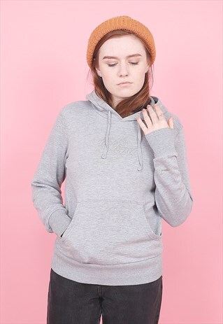 VINTAGE PUMA GREY HOODIE /R1049