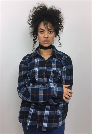 VINTAGE 90S BLUE CHECK SHIRT