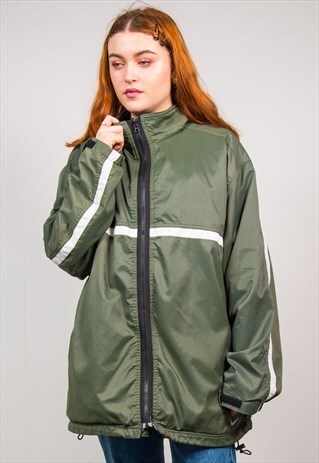 NIKE VINTAGE 90'S GREEN OVERSIZED COAT JACKET