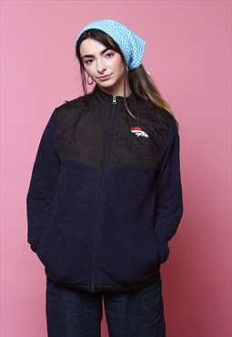NFL Vintage Blue Black 90's Fleece