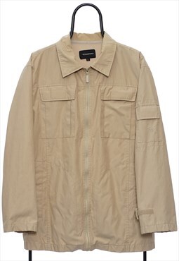 Vintage Diadora Beige Lightweight Jacket Womens