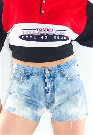 VINTAGE REWORKED BLEACHED 501 LEVI SHORTS