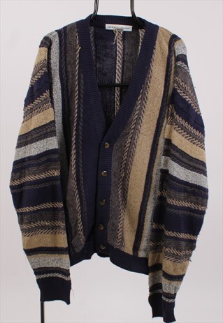 VINTAGE MEN'S IRVIN PARK V NECK COOGI STYLE CARDIGAN
