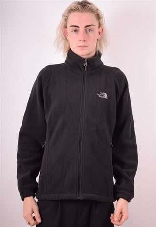 THE NORTH FACE MENS VINTAGE FLEECE JACKET XL BLACK 90S