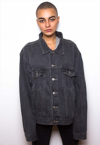 VINTAGE 90S GRUNGE DENIM JACKET ID:1429