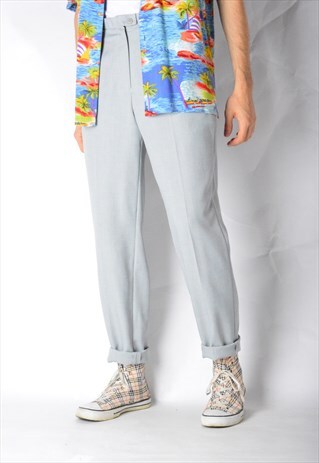 VINTAGE 90S UNISEX ICE GREY PANTS