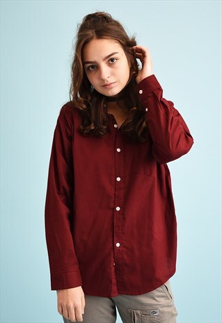 90'S RETRO MINIMALIST GRUNGE DESIGNER SHIRT TOP