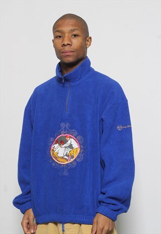 VINTAGE SERGIO TACCHINI BLUE FLEECE