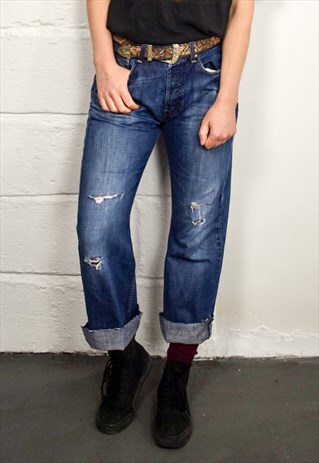 VINTAGE 90'S LEVI'S BLUE BOYFRIEND JEANS