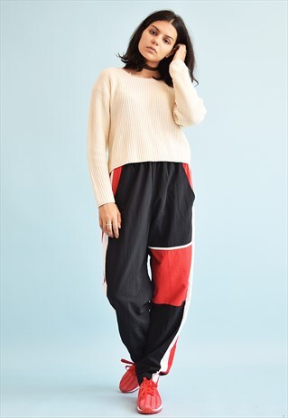 90'S RETRO SPORTS TRACKSUIT TROUSERS BOTTOMS