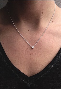 Silver Star Necklace 