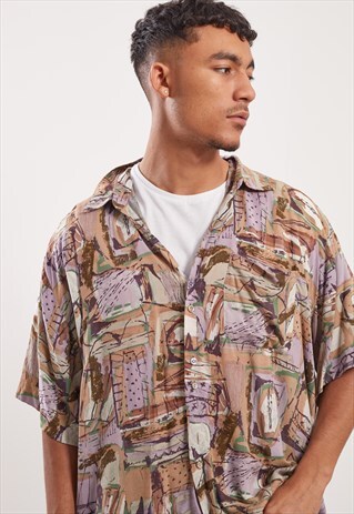 VINTAGE PATTERNED FESTIVAL SHIRT