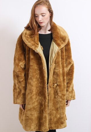 VINTAGE FAUX FUR JACKET